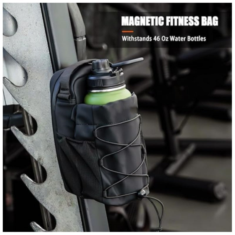 Magnetic Gym Crossbody Bag with Bottle Holder