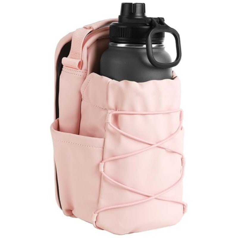 Magnetic Gym Crossbody Bag with Bottle Holder